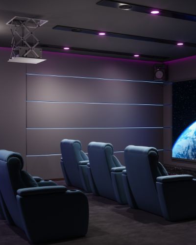 Sala de Cinema Personalizada