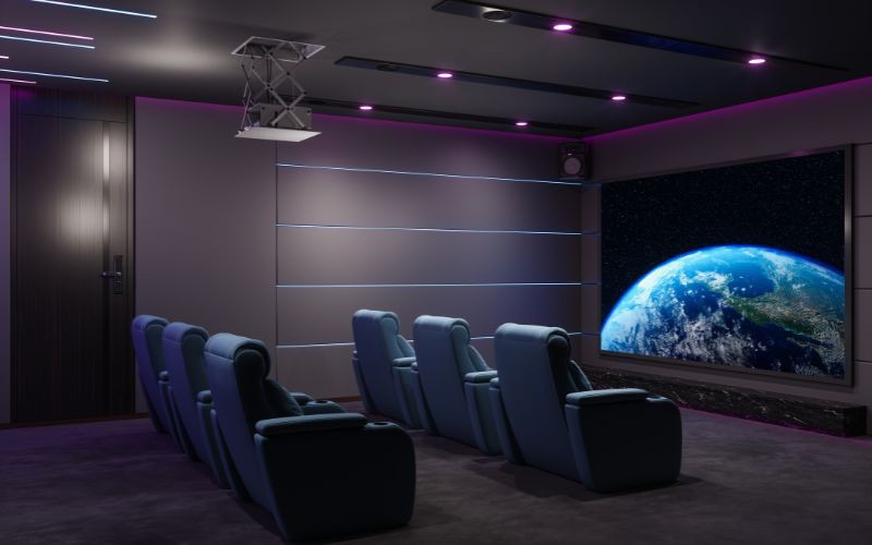 Sala de Cinema Personalizada